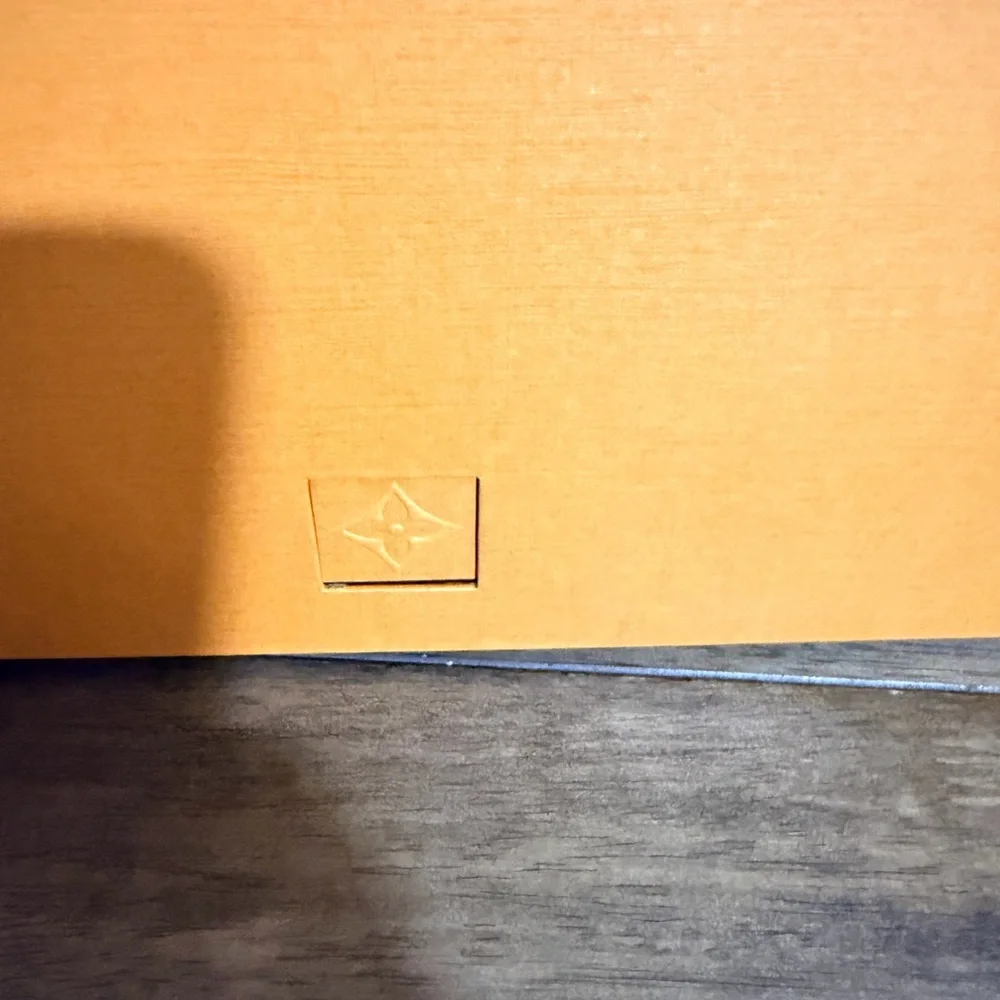 Louis Vuitton Orange Luxury Drawer Box – Authentic Designer Packaging